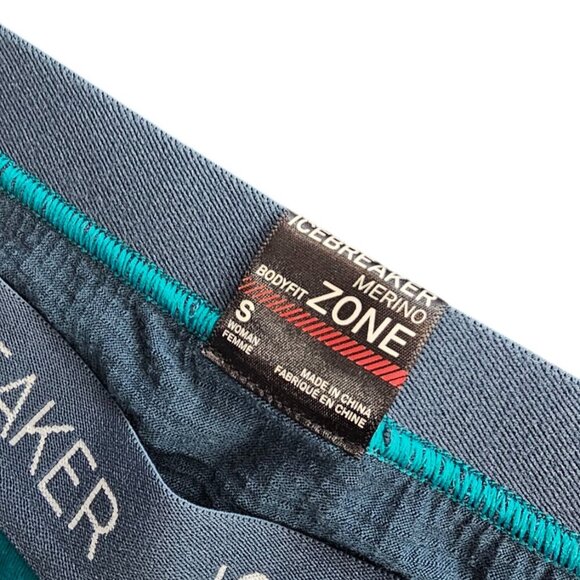 Icebreaker Merino Womens Bodyfit Zone, Wool, Cropped Baselayer Leggings, Size S - Picture 3 of 10